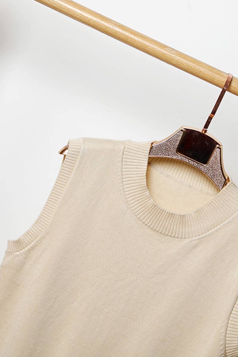 CWOSWSL0011 Button Down Sleeve  V-Neck Cardigan Sweater