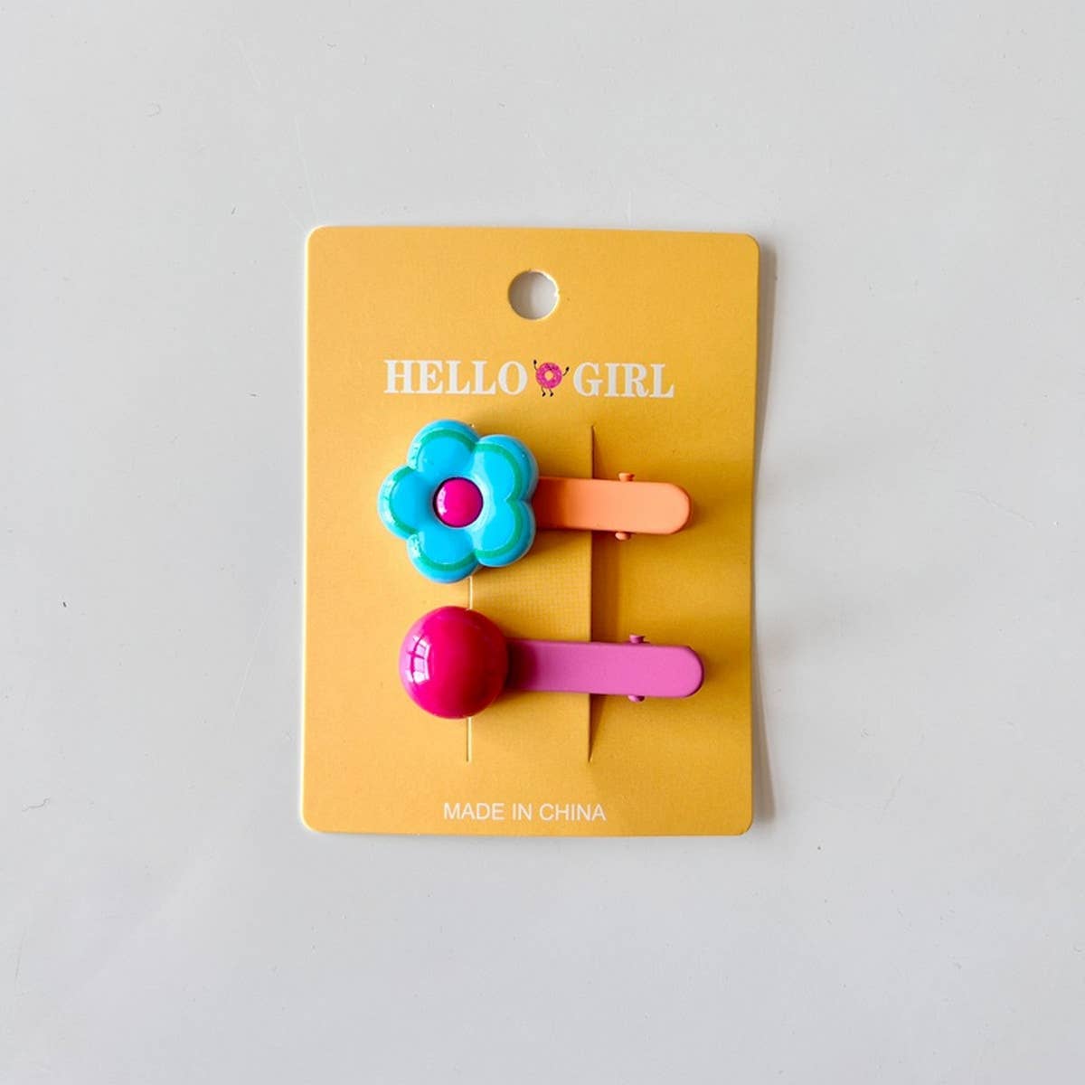 CHILDREN'S FLOWER ROUND BEAD HAIRPIN_CWAHA1821