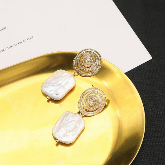 NEW HIGH-END NATURAL PEARL EARRINGS FOR WOMEN