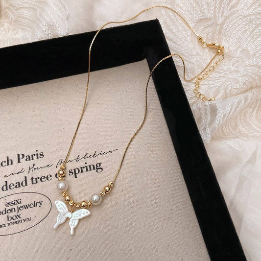 NEW HIGH-END BUTTERFLY PENDANT NECKLACE FOR WOMEN