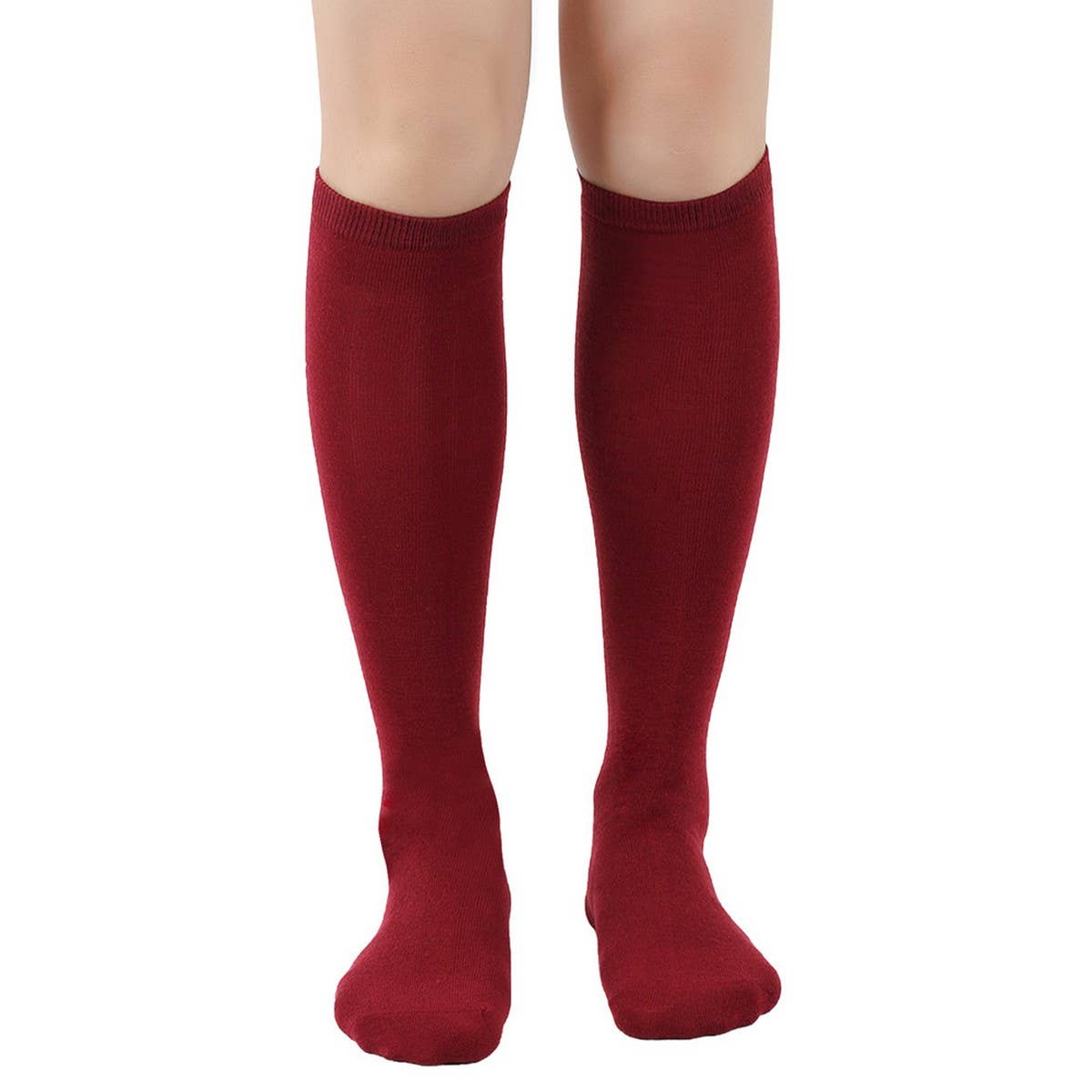 CWMS02670_STRIPED KNEE HIGH SOCKS WOMEN GIRL STYLE