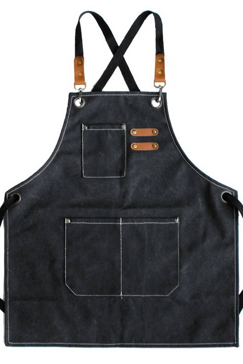 CWAB3990_COTTON CANVAS CHILDREN'S PAINTING APRON