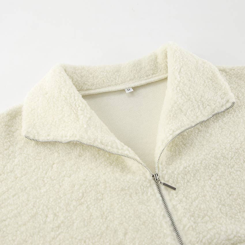 CWTBLL3113_LAMB WOOL ALL-IN-ONE POLO PULLOVER SWEATSHIRT