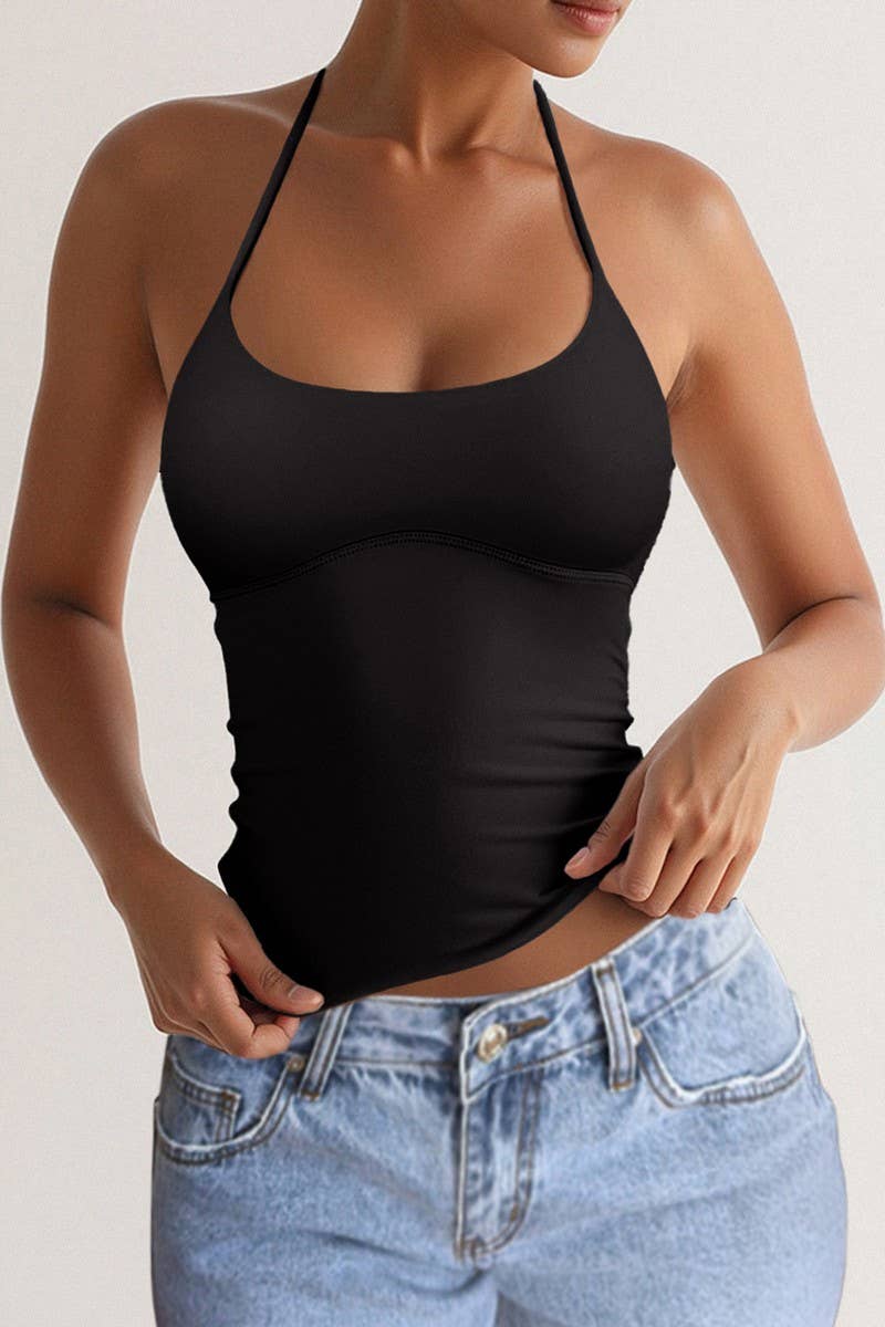 CWTTSL0381_SPORTS BACKLESS SLIM YOGA CAMISOLE