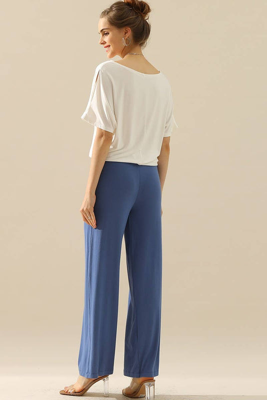 CWBLP410_HIGH WAIST WIDE LEG PALAZZO LOOSE CASUAL PANTS