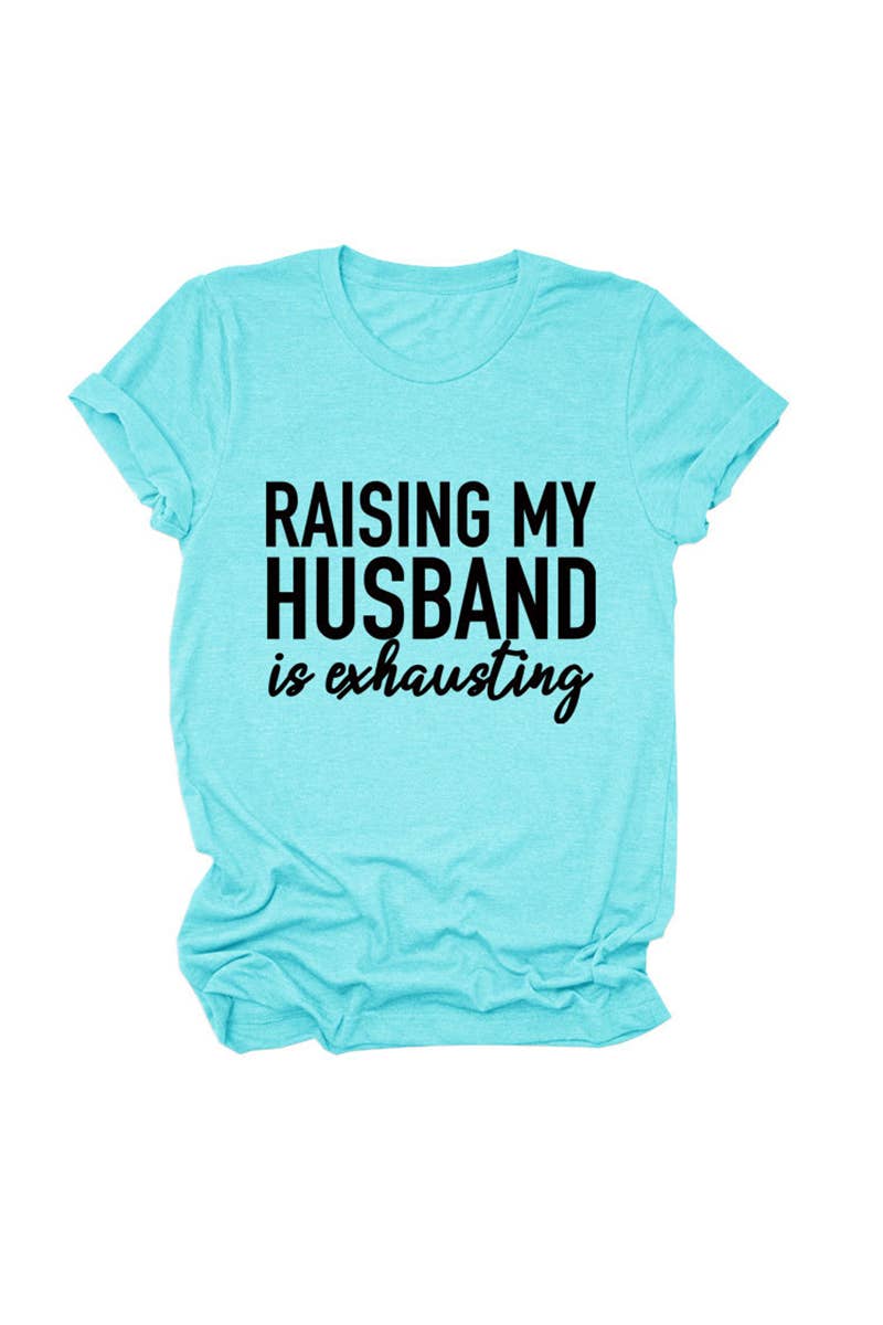 CWTTS1550_WOMEN'S SIMPLE LETTER PRINT ALL-MATCH T-SHIRT