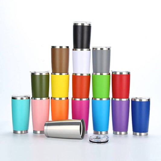 20oz Insulated Car Cup 304 Steel Travel Tumbler_CWMM7908