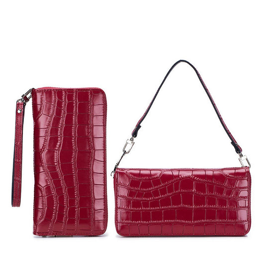 LONG LARGE CAPACITY GENUINE LEATHER FASHION WALLET_CWAB3816