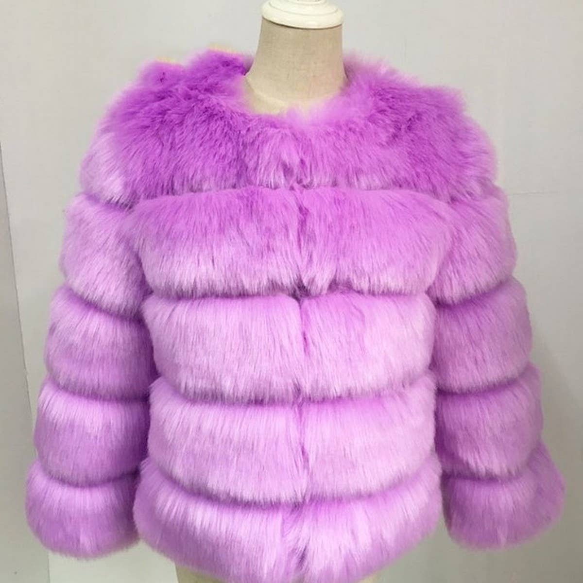 Fluffy Faux Fox Fur Jacket for Women