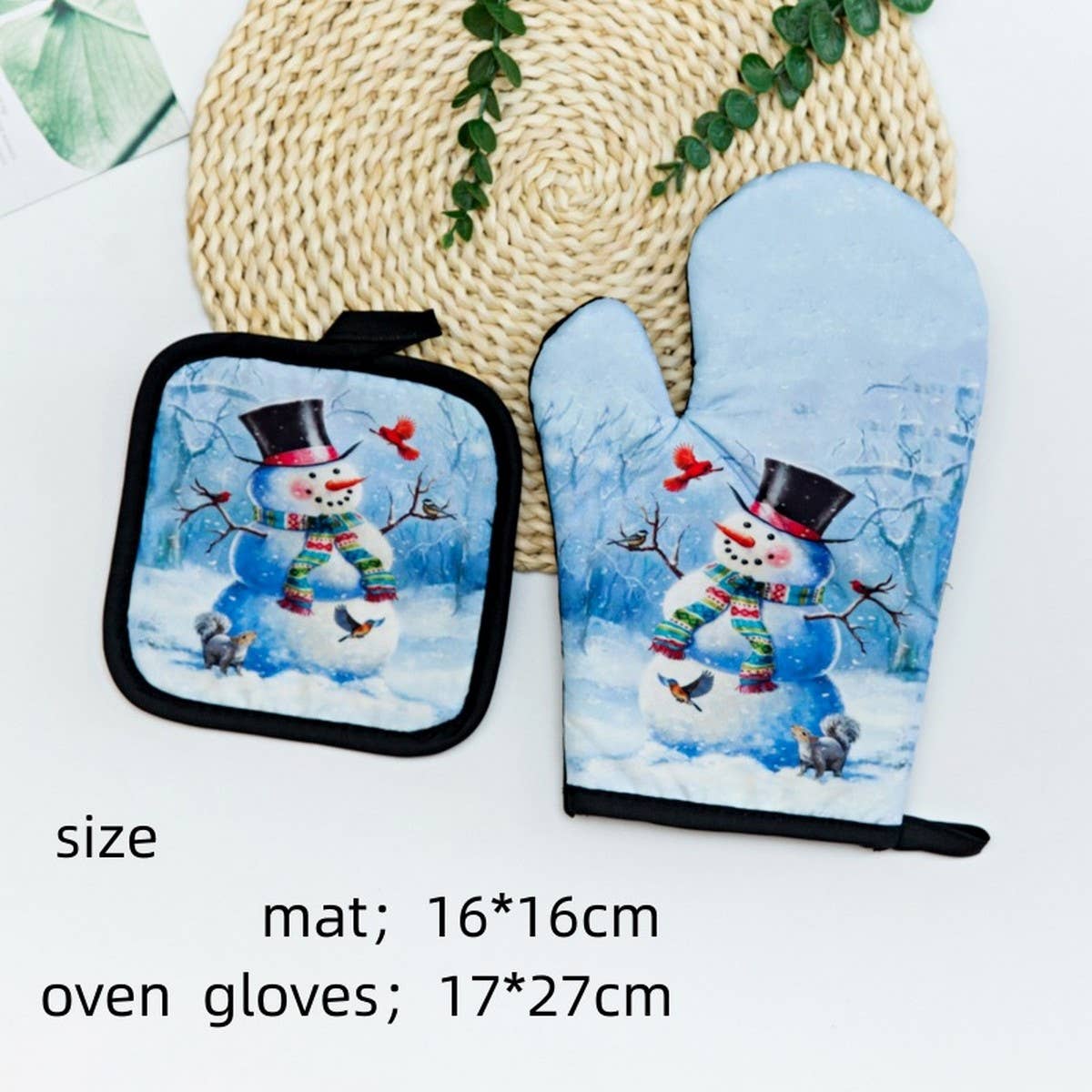 CHRISTMAS SERIES BAKING ANTI-SCALDING GLOVES