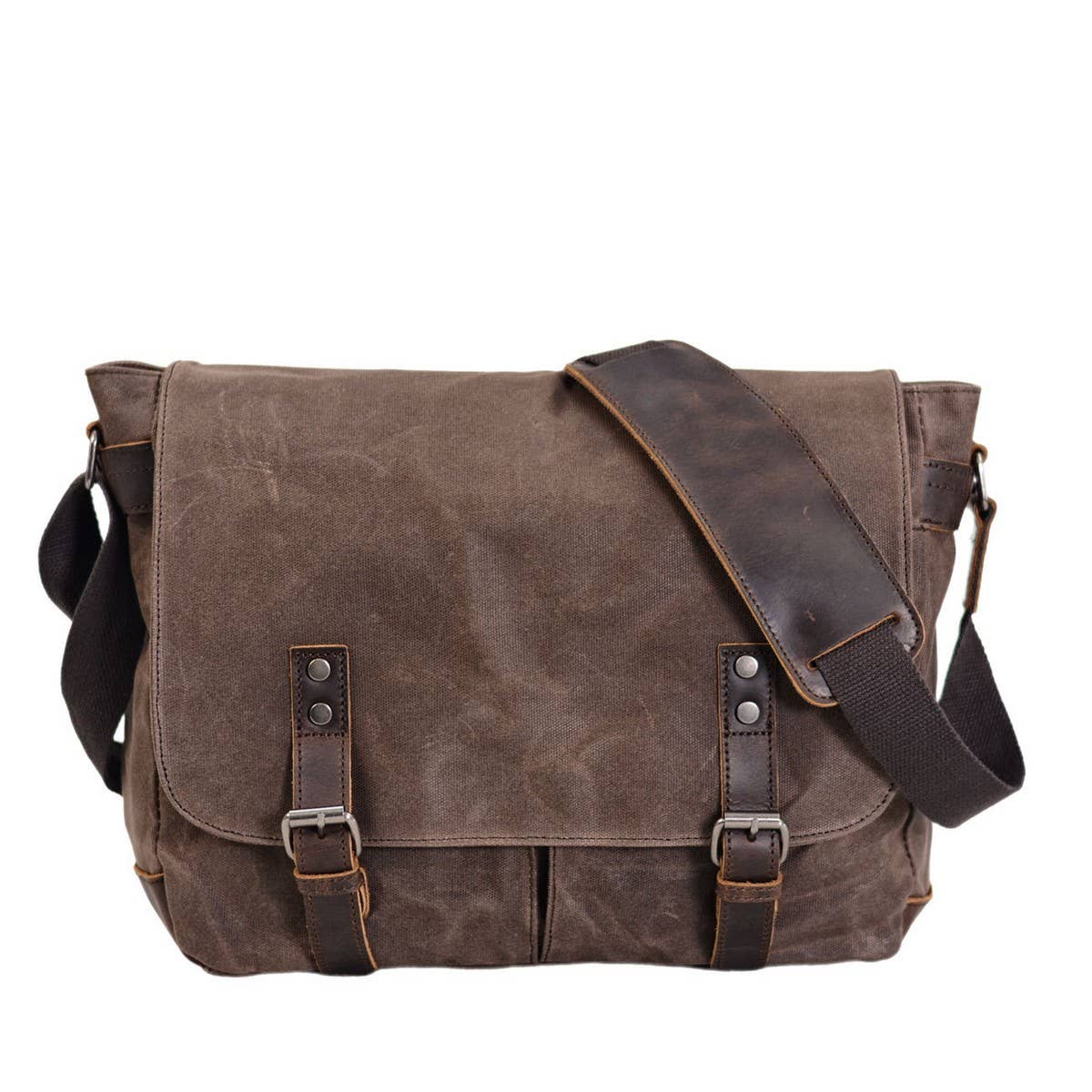 Waterproof Waxed Canvas Camera Satchel for Men_CWAB5569