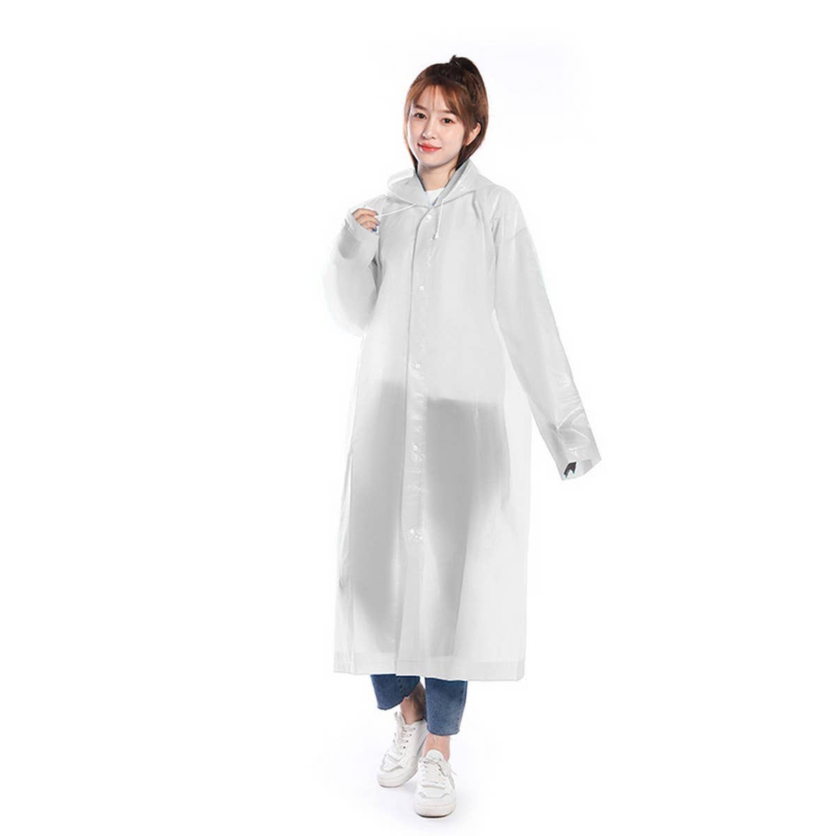 CWMM1492_PEVA HOODED THICKENED REUSABLE RAINCOAT