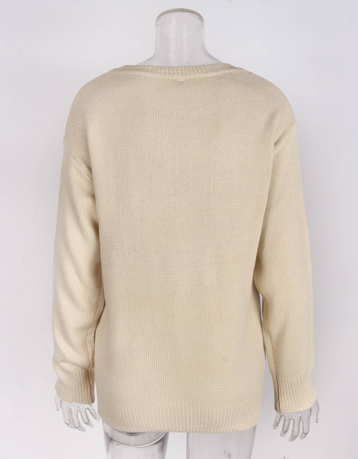 CREW-NECK FLAG EASTER INDEPENDENCE DAY SWEATER