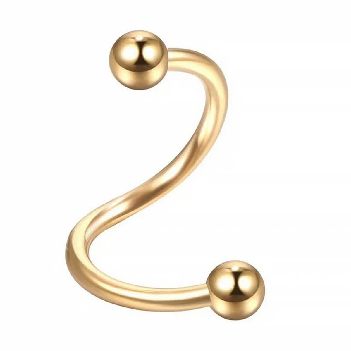 Trendy Titanium Steel Lip Ring Body Piercing