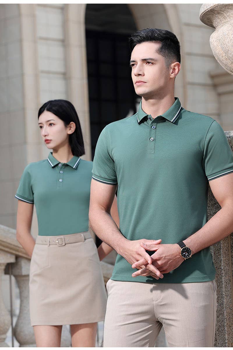 CWTBLS02424_WORKWEAR CUSTOM COLLARED SHORT SLEEVE POLO SHIRT
