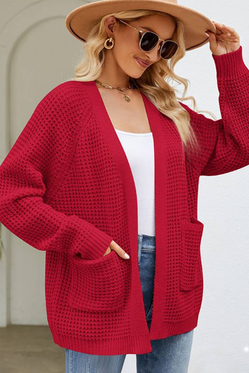 CWOSWL6801_AUTUMN AND WINTER RETRO DESIGN KNITTED SWEATER CO