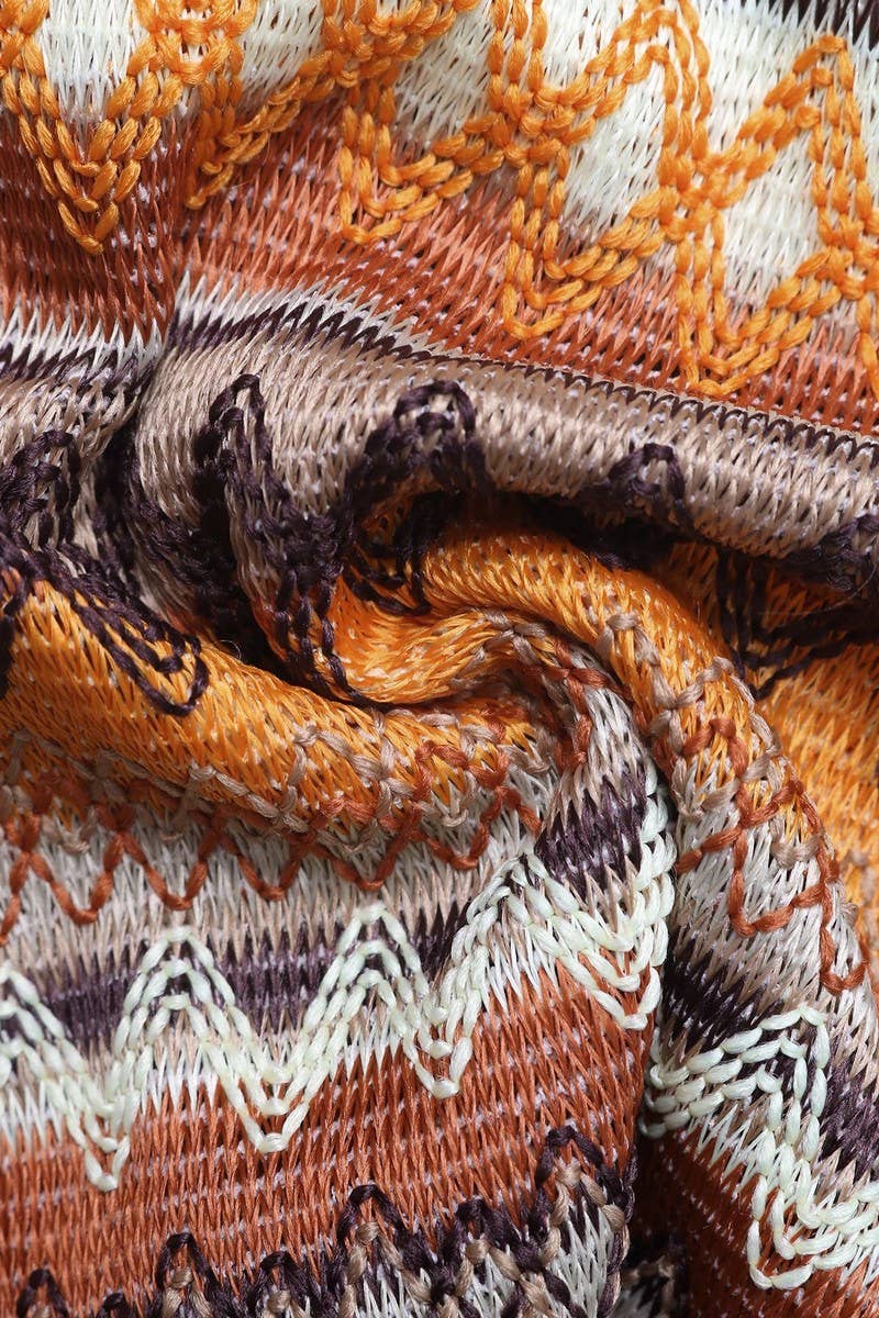 CWSTB1978_VACATION STRIPED KNIT HALTER TOP AND SKIRT SET