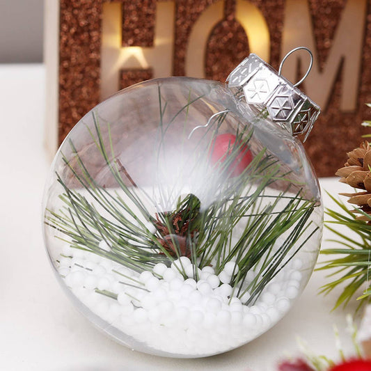 8CM Snow-Filled PET Christmas Balls Set of 16_CWAJE5310