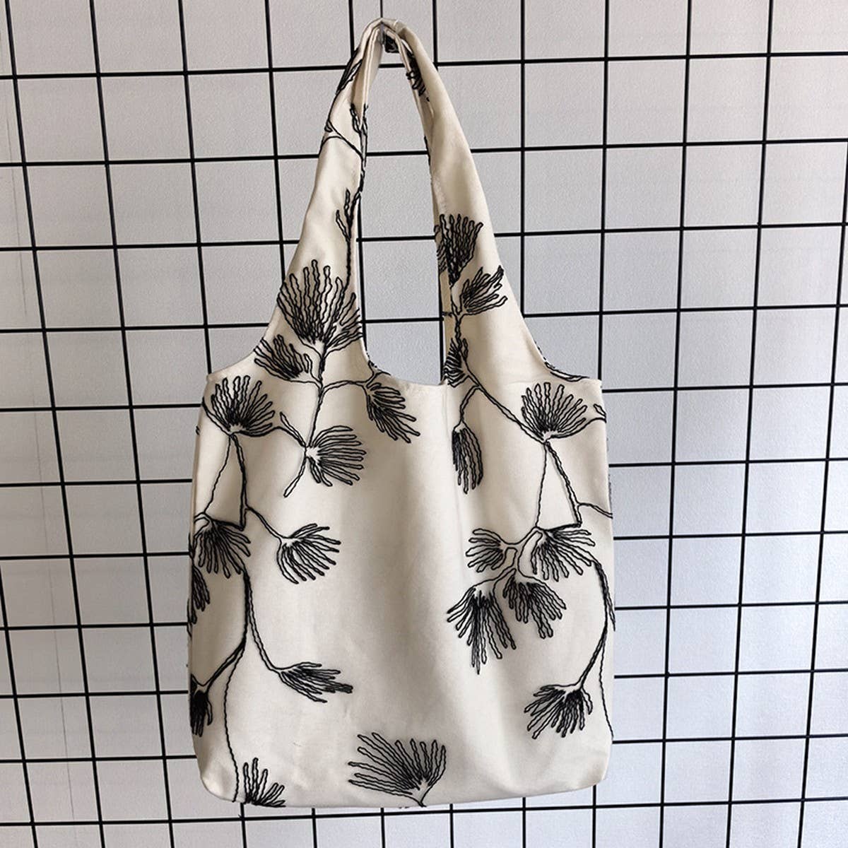 SUMMER EMBROIDERED ARTISTIC CANVAS BAG_CWAB2066