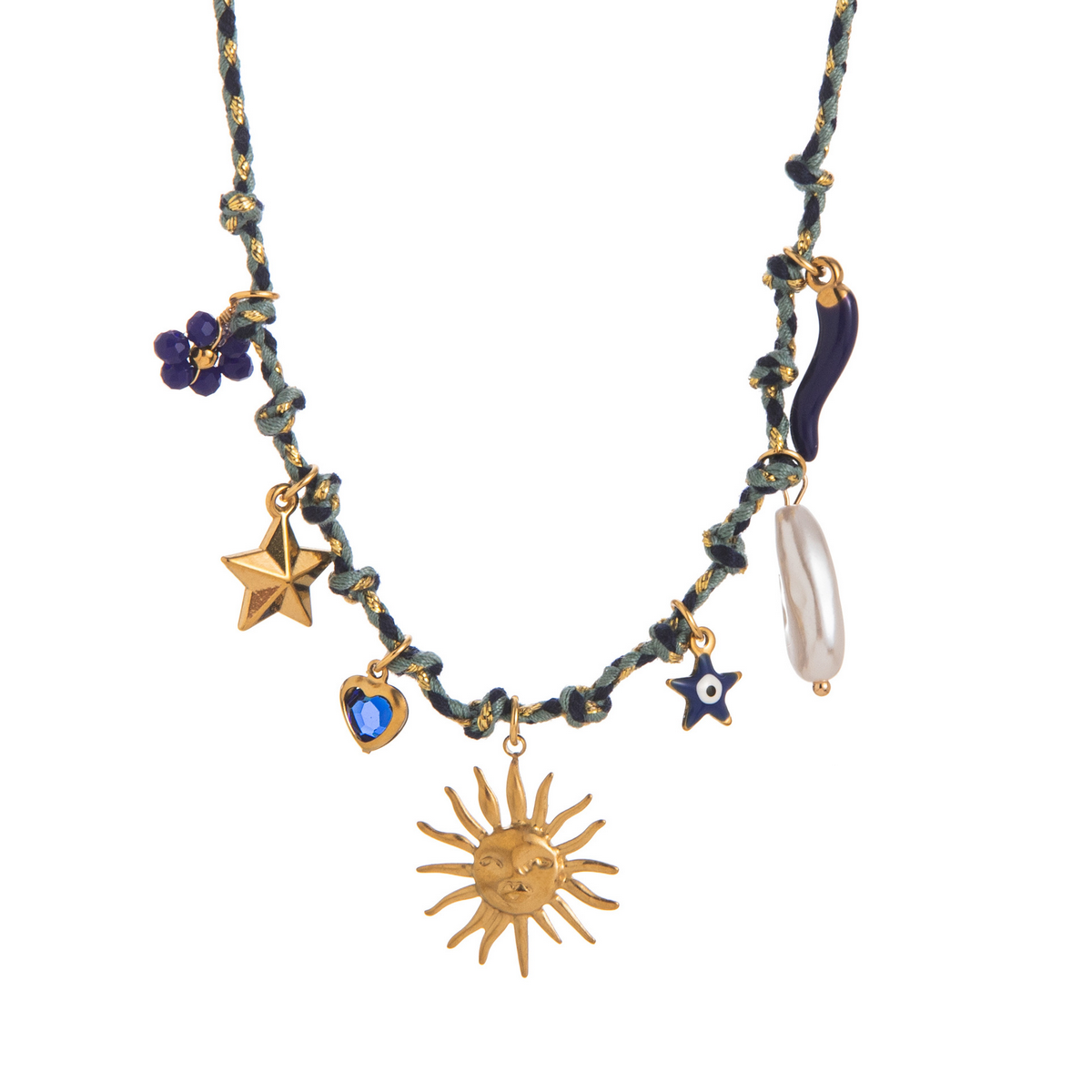 Starfish Pearl Heart Necklace??œDopamine Summer Vibe_CWMM6964