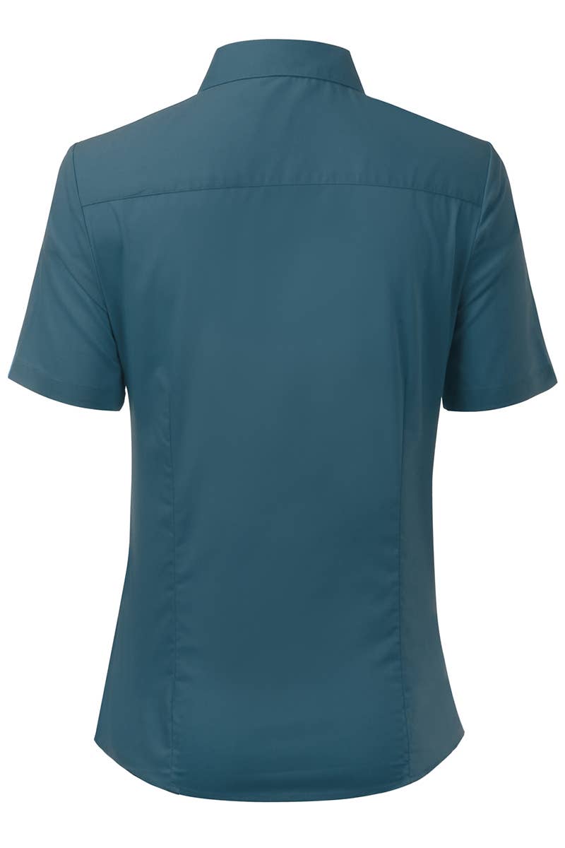 CWTSTS118-P_Slim Classic Short Sleeve Bttn Down Collar Shirt