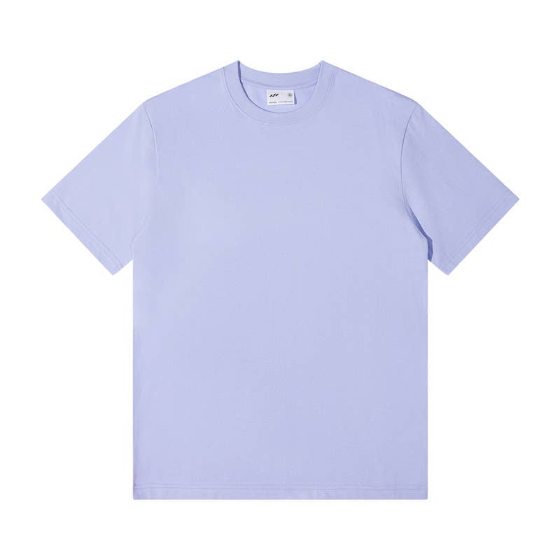 CWTTS0922_SOLID COLOR LOOSE CASUAL ROUND NECK T SHIRT