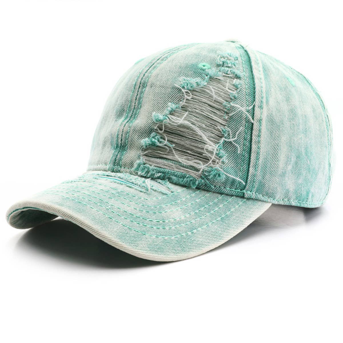 Vintage Washed Hole Baseball Cap for Men & Women_CWAH0907