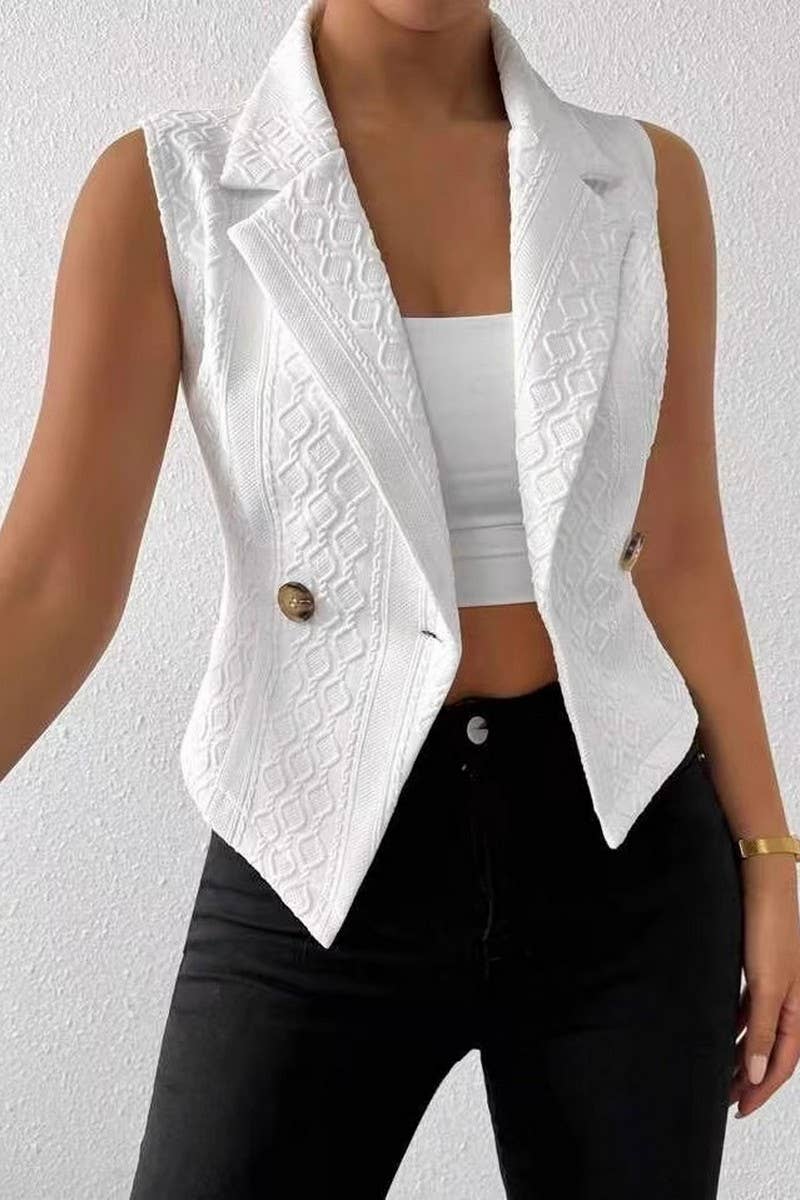 CWTTSL0393_WOMEN'S ELEGANT VINTAGE DOUBLE BREASTED SUIT