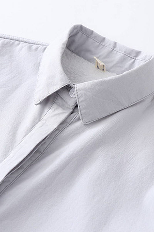 CWTSTL2246_PLUSH PURE COTTON LITERARY FRESH LONGSLEEVE SHIRT