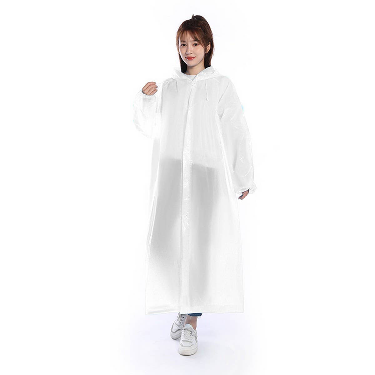 CWMM1493_PEVA REUSABLE HOODED RAINCOAT
