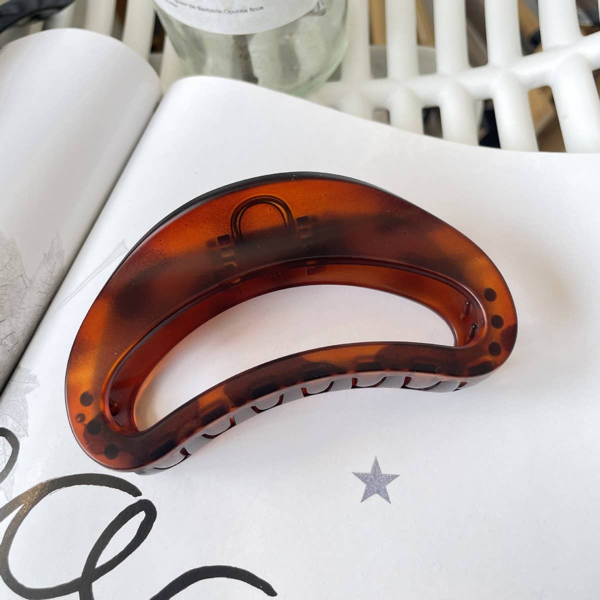 Thick Hair Claw - Elegant INS Style Shark Clip