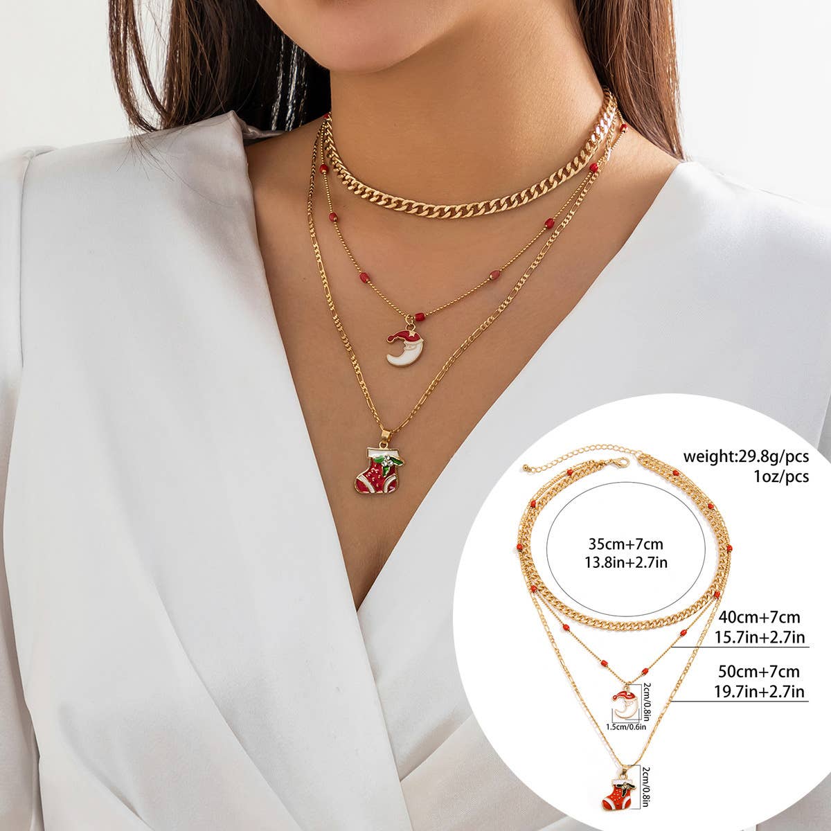 SIMPLE CUTEANDCREATIVEMULTI-ELEMENT NECKLACE_CWAJE1487