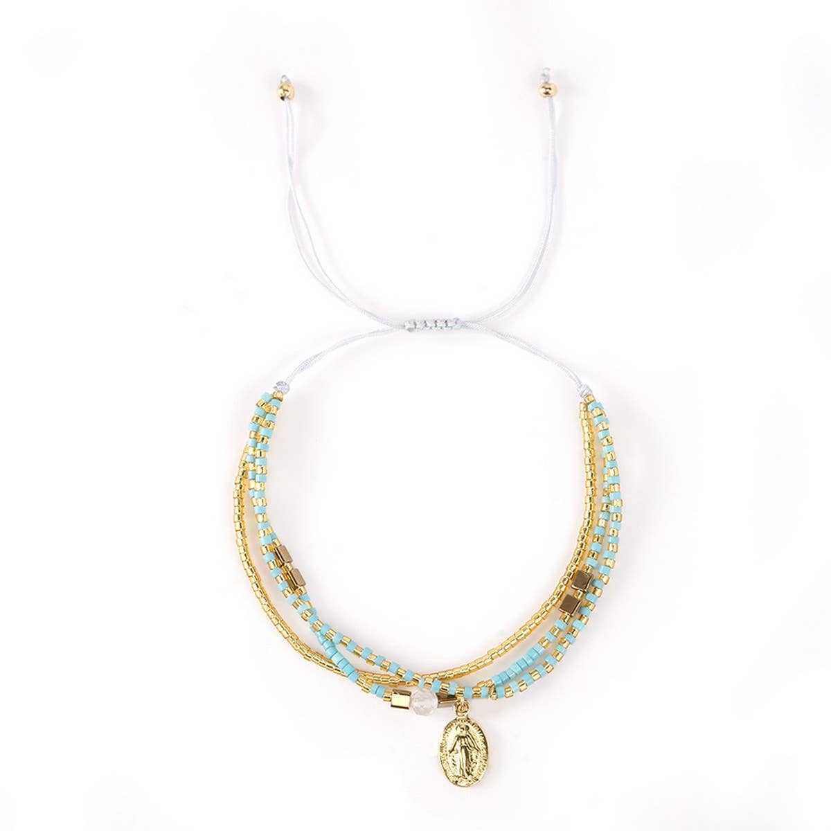 RICE BEAD HAND-WOVEN MULTI-LAYERED BRACELET_CWAB4633