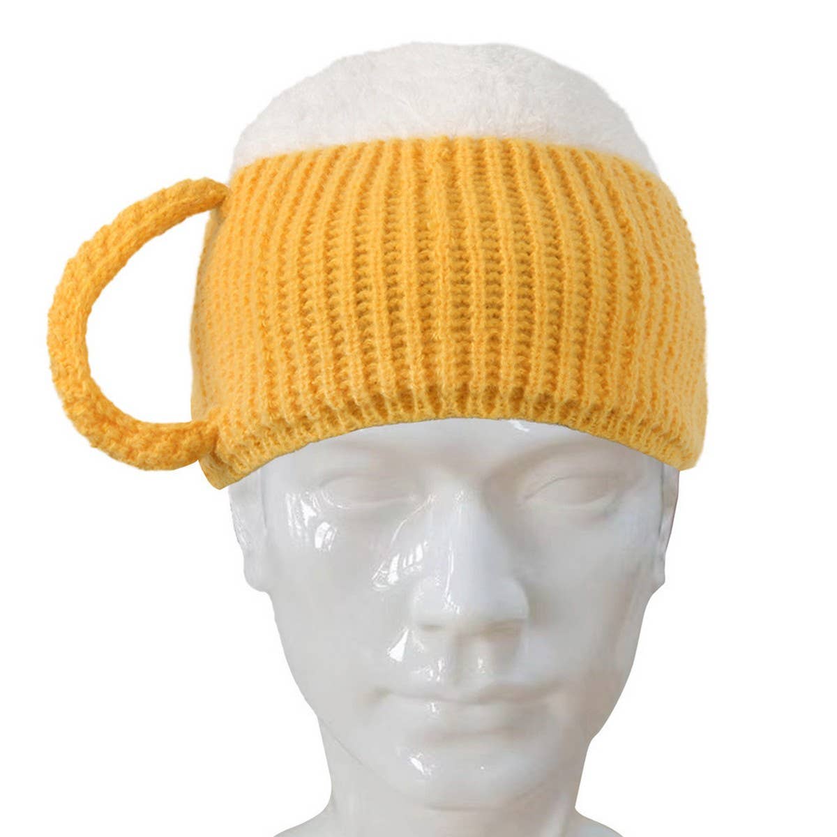 CWAHA07207_BEER MUG KNIT HAT WINTER CAP