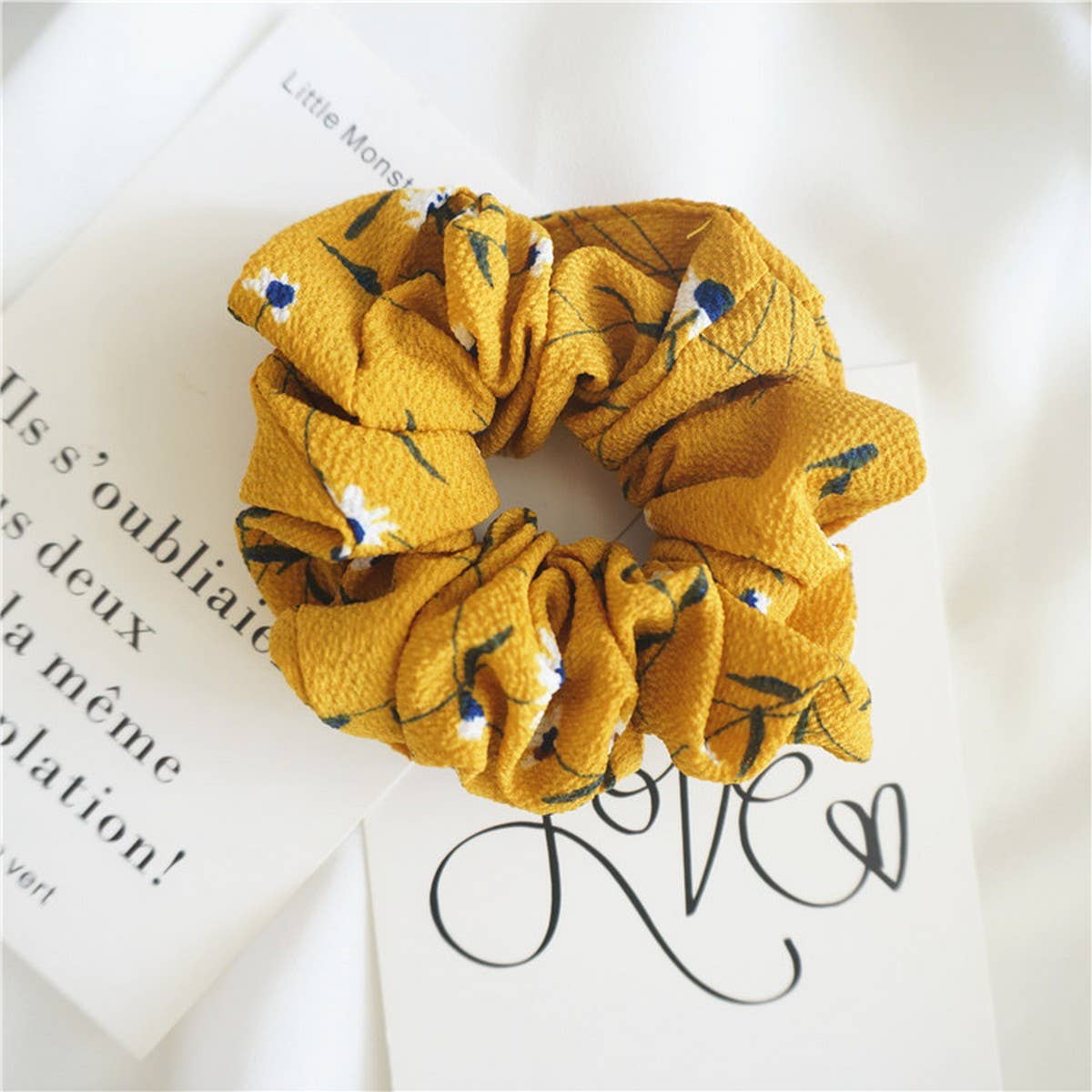 CHIFFON FABRIC HAIRBAND HAIR ACCESSORIES HAIR TIE