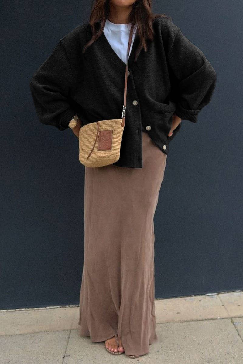 CWOCAL00750_CASUAL SIMPLE LONG SLEEVE PREMIUM KNIT JACKE