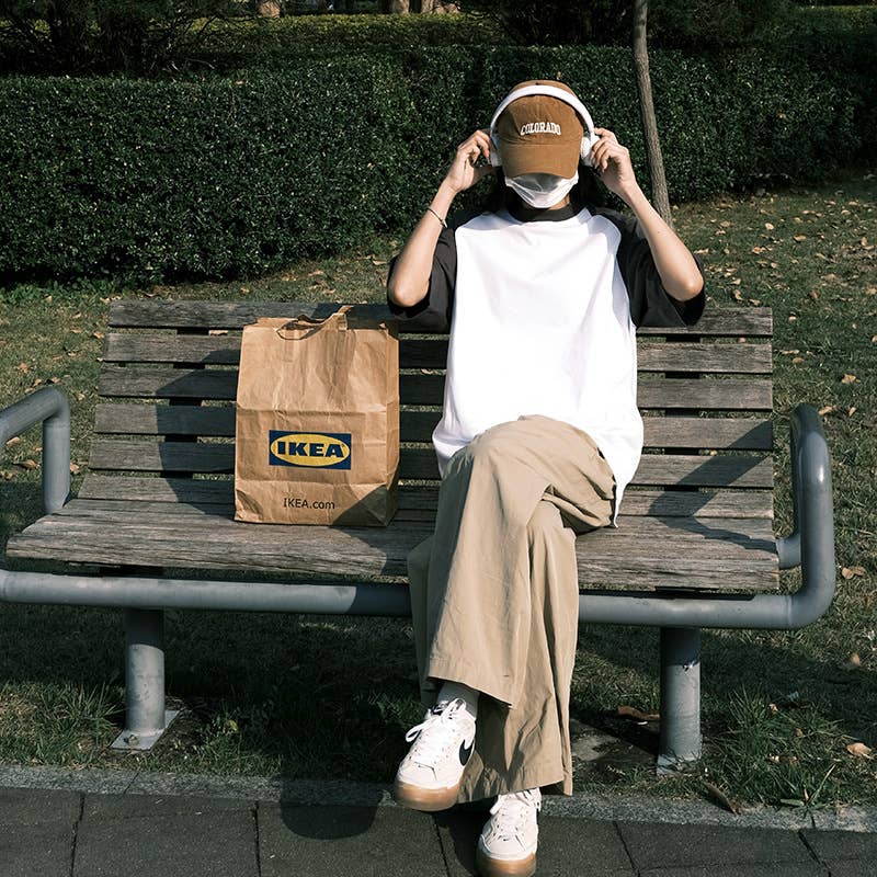 CWTTS0929_COLOR CONTRASTING CASUAL UNISEX T SHIRT