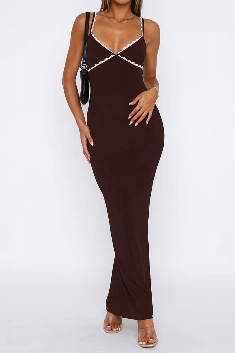 CWDHL1103_HOT GIRL STYLE MINI SUSPENDER MAXI DRESS