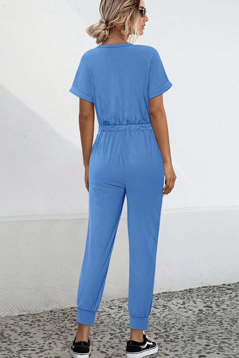 CWSJS1342_SUMMER NEW SEXY V-NECK CROSS BODYSUIT