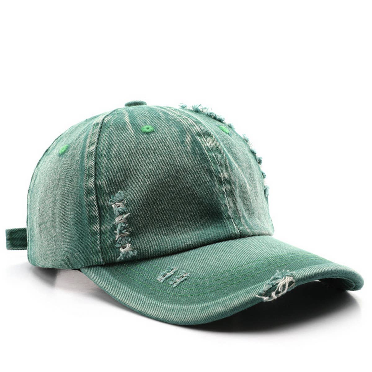 CWAH3218_RETRO HOLE TRAVEL WARM SUN VISOR BASEBALL CAP