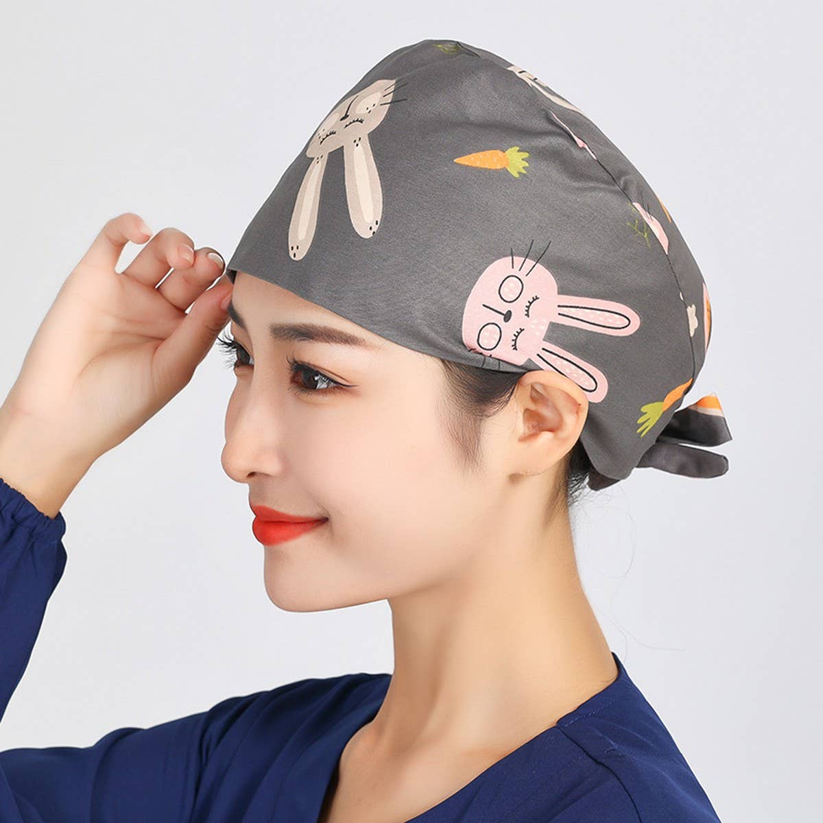 PURE COTTON CARTOON PRINT THIN TOE CAP_CWAH3389