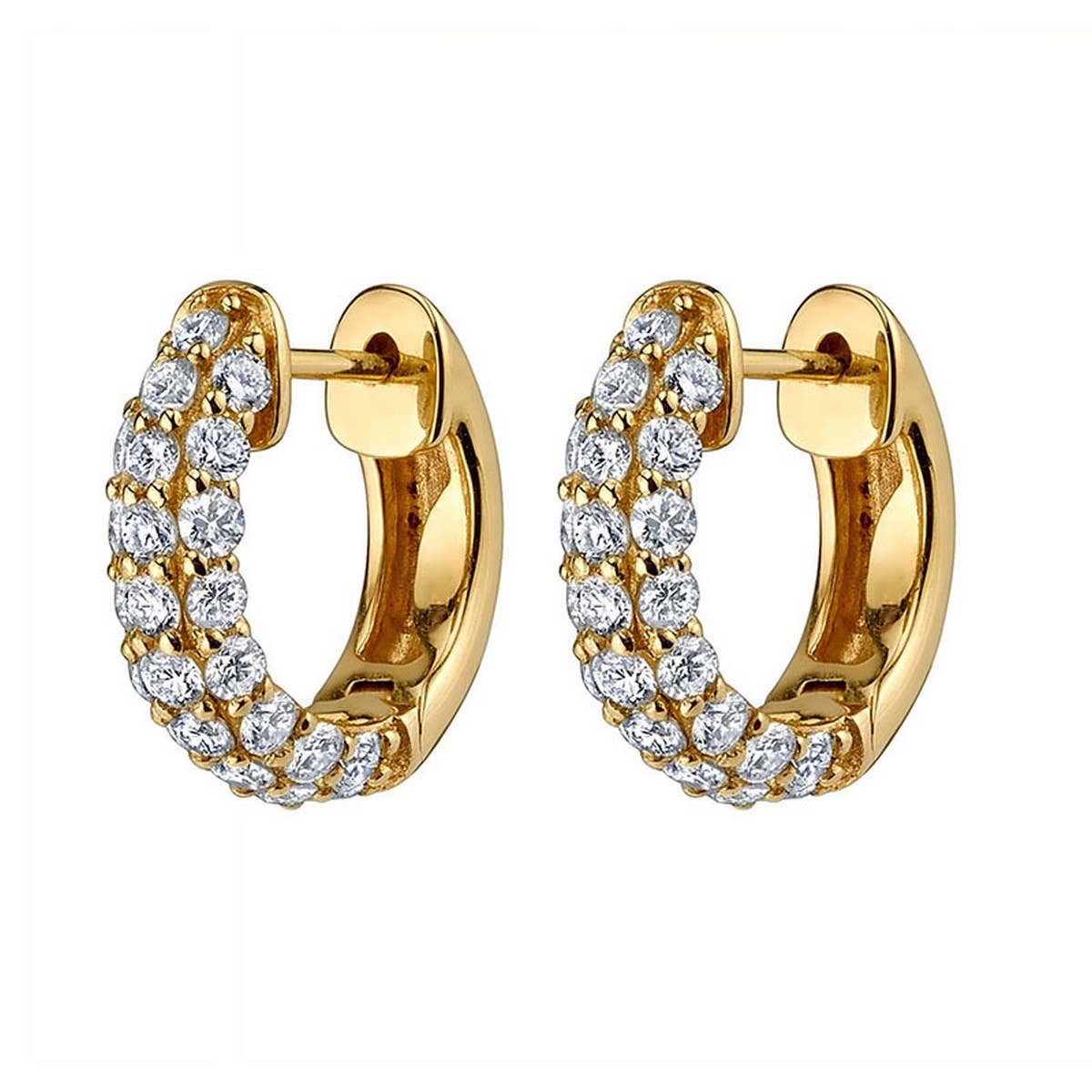 GEOMETRIC CIRCLE PERSONALITY NICHE EARRINGS