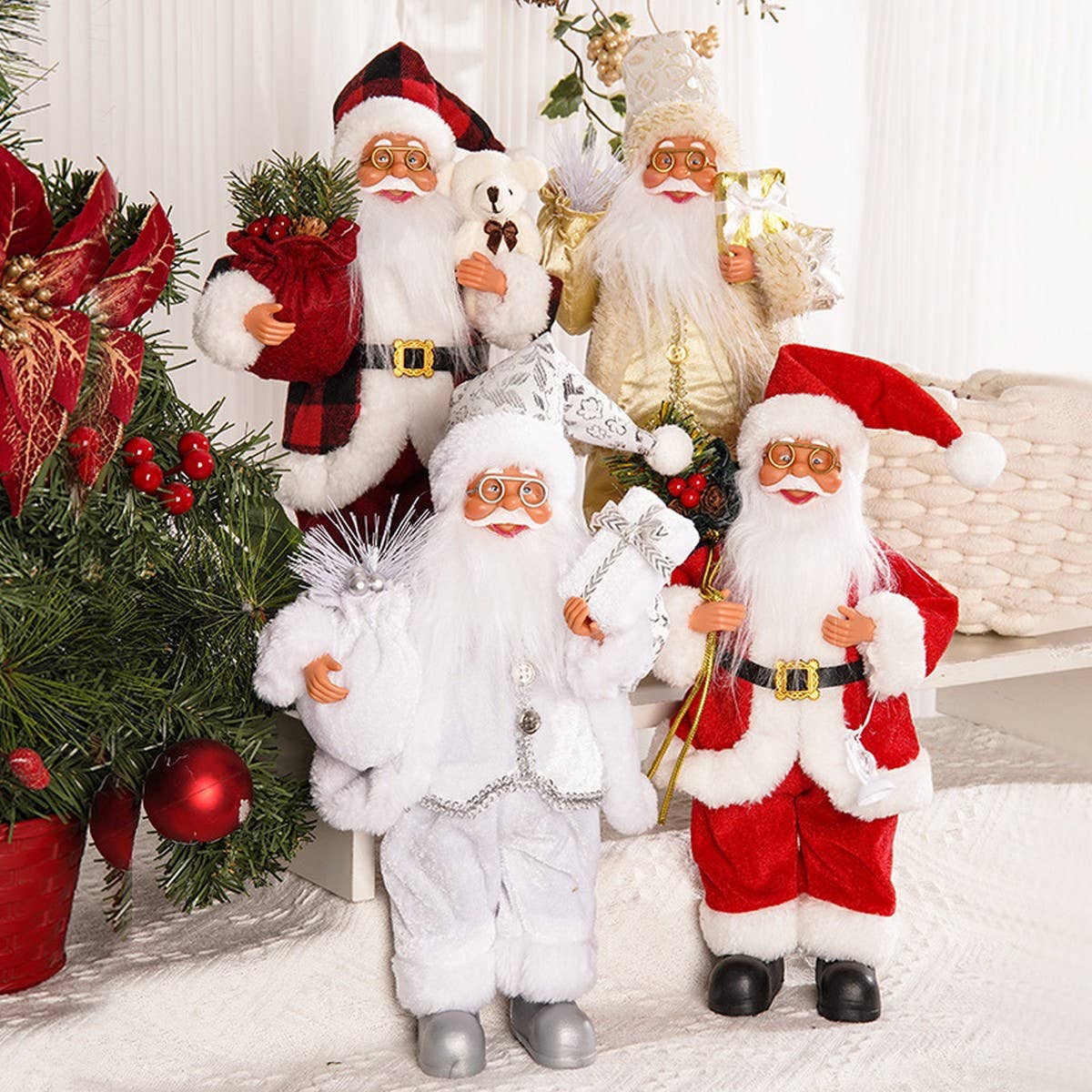 CHRISTMAS DECORATION BACKPACK OLD MAN ORNAMENTS