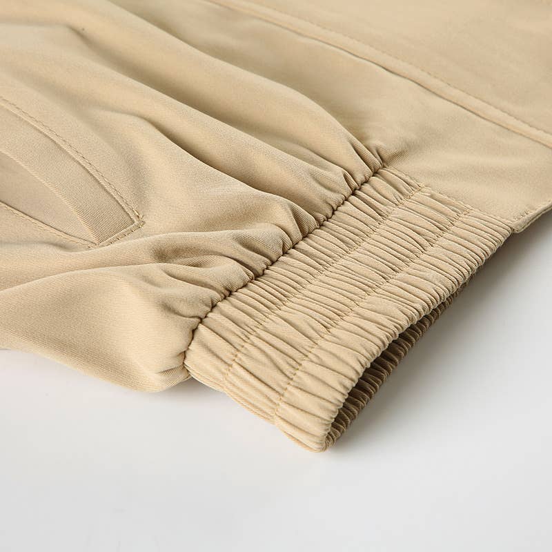 CARGO STYLE LAPEL LOOSE CASUAL HANDSOME JACKET