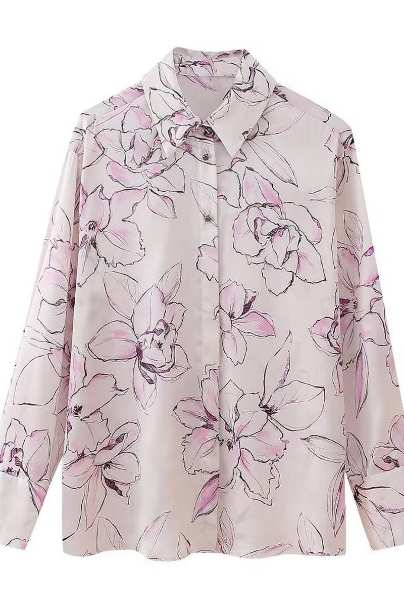 CWTSTL2749_2025 NEW LONG SLEEVE PRINTED WOMEN SHIRT