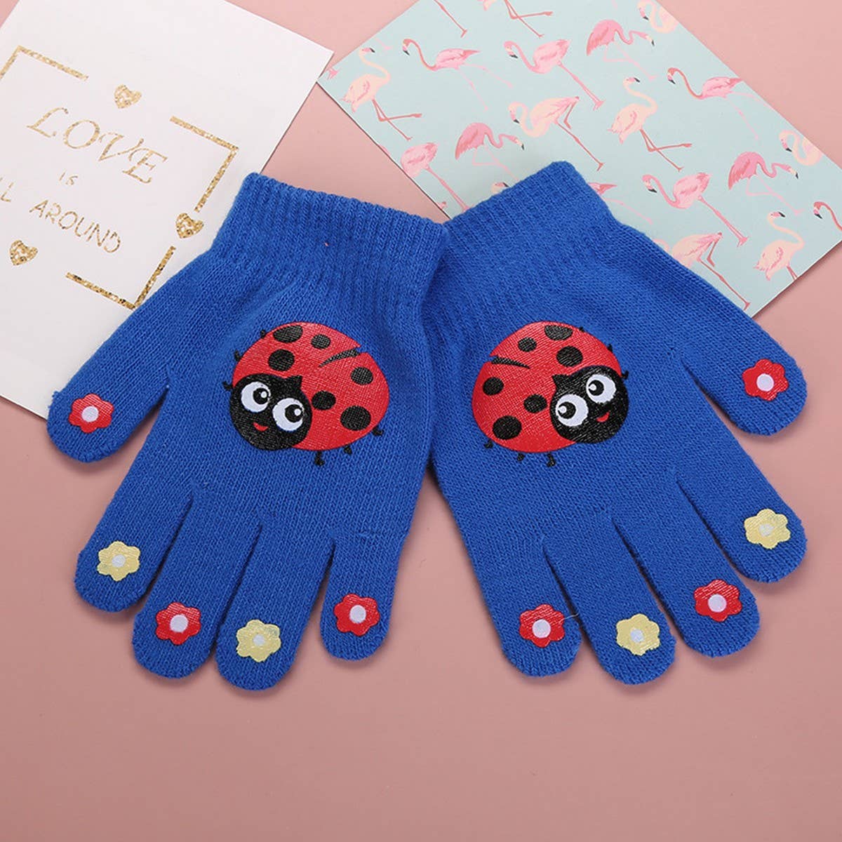 CWAG00569_KIDS WARM KNIT ANIMAL GLOVES FOR BOYS GIRLS