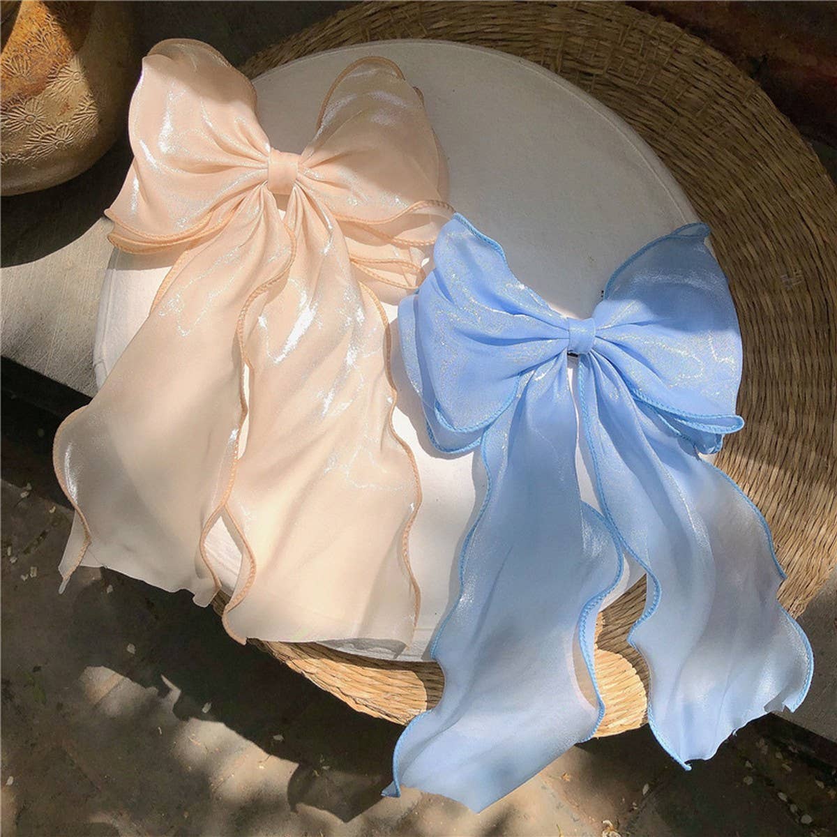 BIG BOW HAIRPIN ELEGANT HAIR ACCESSORIES_CWAHA1295