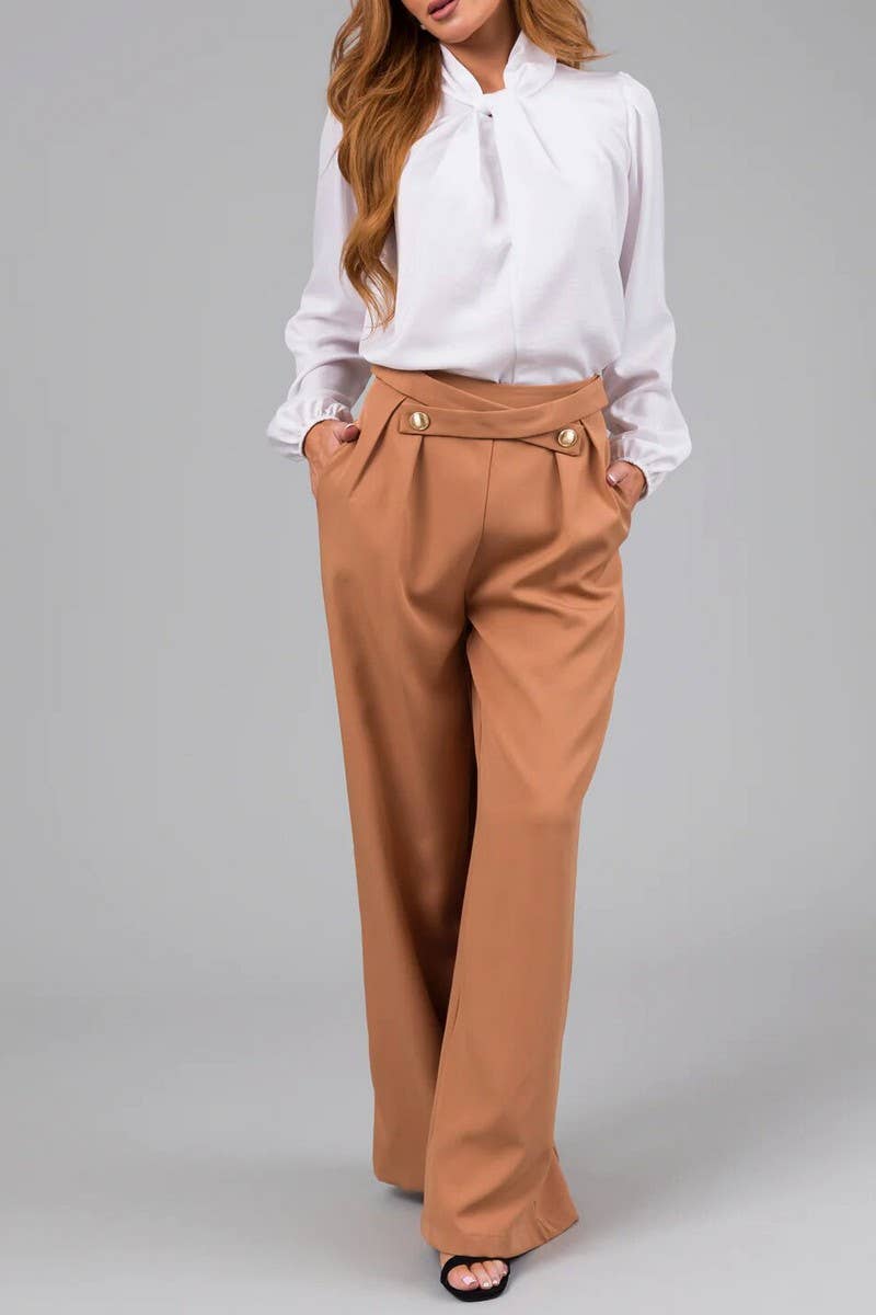 CWBLP1856_SOLID COLOR LOOSE CASUAL STRAIGHT PANTS