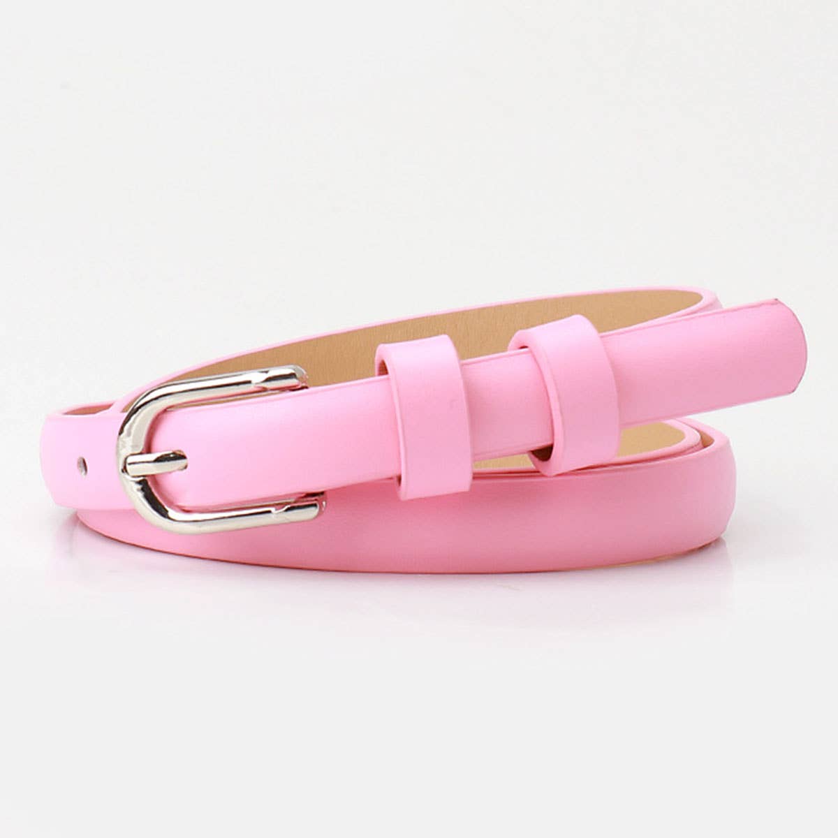 High-end minimalist alloy pin buckle belt