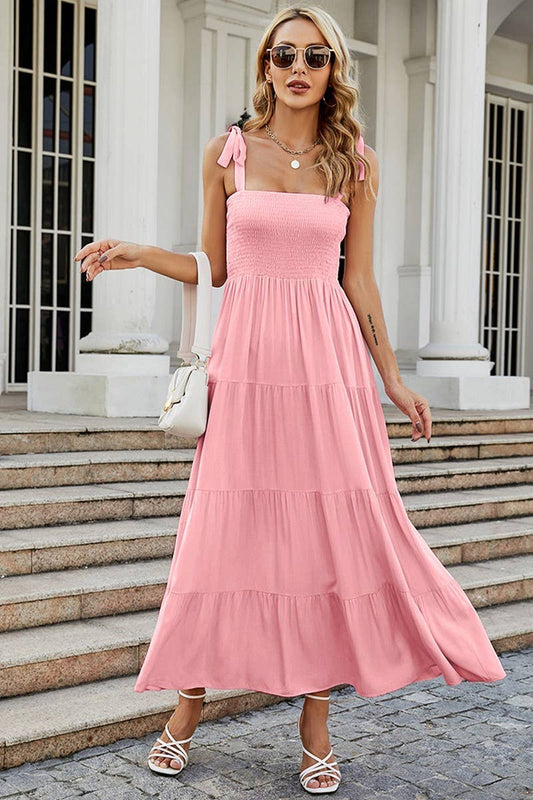 CWDMD1601_HALTER TIE LAYERED MAXI DRESS